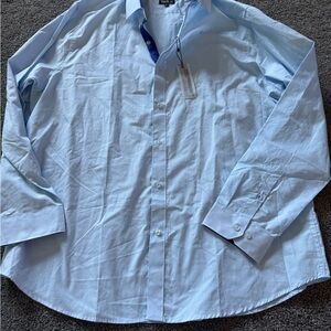 Galaxy By Harvic Sky Blue Dress Shirt
